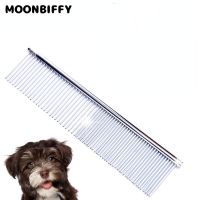 Stainless Steel Pet Grooming Comb for Dogs Cats Mascotas Gently Removes Loose Undercoat Mat Tangles Perros Chien Accessories