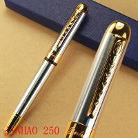 Jinhao 250เงินและปากกาบอลเพ็นหมุน Gratis Ongkir