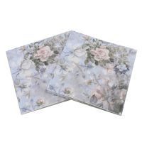 33cm 20pcs/lot Decoupage Servilletas Paper Napkins Elegant Tissues Vintage Towels Flower Birthday Wedding Party Home Decoration