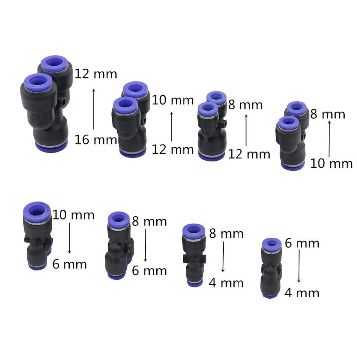 4-6-8-10-12-16mm-pneumatic-fittings-inter-y-shape-slip-lock-reducing-connector-pneumatic-3way-port-adapter-garden-water-5pcs