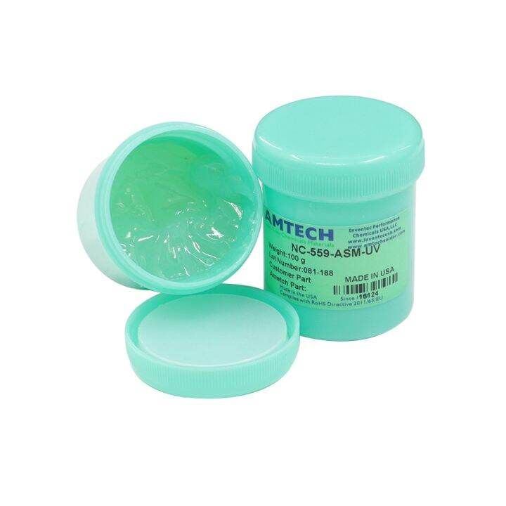 100% 100g Original Solder Flux Paste AMTECH NC-559-ASM-UV（TPF） Flux ...