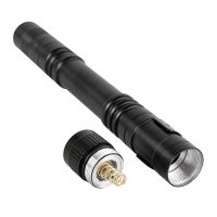 Portable Flashlight Pencil Pocket Light LED Waterproof Torch Aluminum Alloy Outdoor Camping Hiking Lamp USB Rechargeable