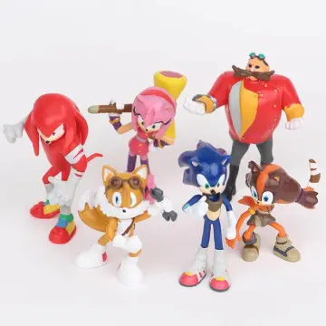 5 Sonic X figures 12 cm in blister, Sonic and his friends - AliExpress