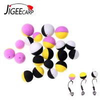 JIGEECARP 10/12PCS Memancing Ikan Mas Boilies Umpan Busa Pop Up Boilies Bola Menyerupai Ikan Mas Rambut Zig Rig Feeder metode Memancing Umpan