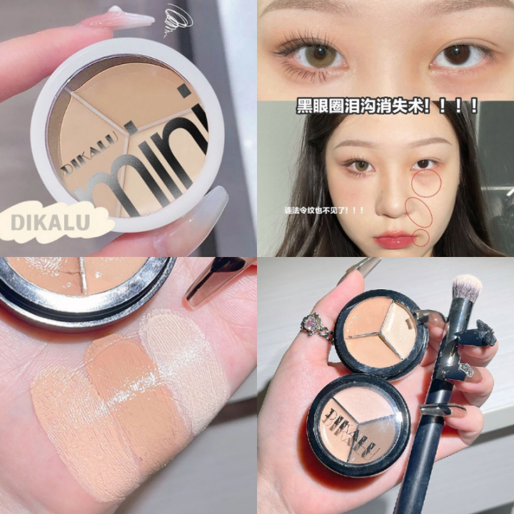 3 Color Concealer Palette Concealer Professional Cover Eye and Face