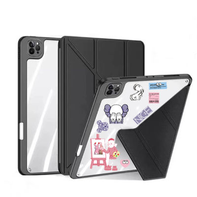 [พร้อมส่ง]  ประเภท Y case เคสไอแพด แอร์4 แอร์5 10.9 /เจน7 เจน8 เจน9 10.2 Air4 Air5 10.9 ipad gen7 gen8 gen9 10.2 เคสipad pro11 2018/2020/2021 PC หลังใสชาร์จปากกาในช่องใส่ปากกาได้