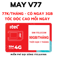 SIM 4G SIÊU DATA 90GB THÁNG ITELECOM - VINAPHONE