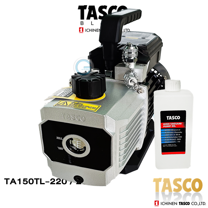 แวคคั่มปั๊ม-tasco-black-แวคคั่มปั้ม-tz150tl-220-2-stage-two-stage-แวคคั่มปั๊ม-2-ชั้น-8-9-cfm-252l-min-new