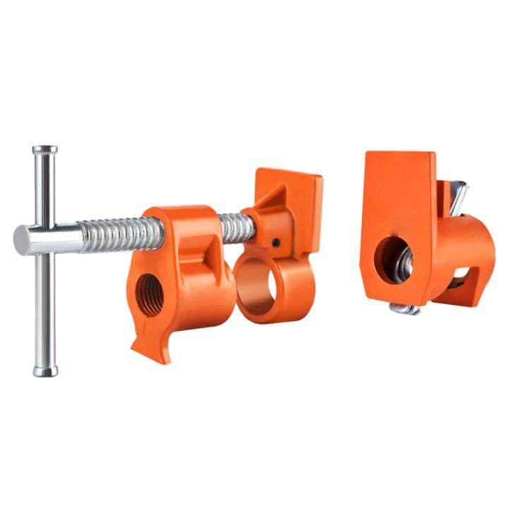 Wood Clamps Metal Pipe Clamp 1 Pack 1/2 Inch Pipe Clamps, Fits with 1