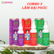 Combo 3 xả vải khô Lâm Đại Phúc, chai nước hoa xịt thơm quần áo