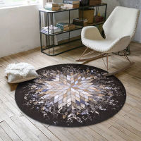 Creative Geometric Splash Abstract Round Carpet Bedroom Computer Chair Rug Living Room Coffee Table Carpets Kids Room Game Mat