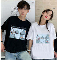 BK-506**(S-3XL) เสื้อยืดแขนสั้นพร้อมส่ง 10สี ลายการ์ตูน ขายดีตามเทรนต์ ลายน่ารัก สีสันสดใส่น่ารัก ใส่ได้ทั้งหญิงและชาย