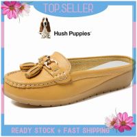 HUSH PUPPIES รองเท้าโลฟเฟอร์ ส้นแบน แบบสวม ขนาดใหญ่ สําหรับผู้หญิง ไซซ์ EU 40 41 42