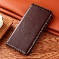 Wallet Phone Case For Huawei Honor 80 Pro Flat SE X40 X40i GT X7a X8a X9a X5 X6 Crazy Horse Genuine Leather Magnetic Flip Cover