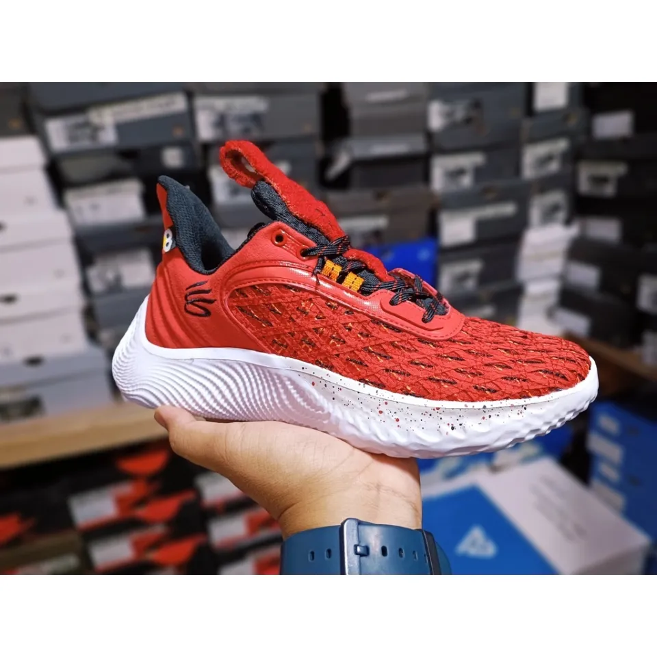 under armour curry men red