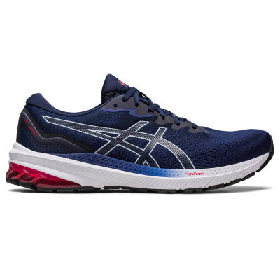 ASICS :  GT-1000 11 MEN RUNNING รองเท้า ผู้ชาย รองเท้าผ้าใบ รองเท้าวิ่ง ของแท้ หน้ากว้าง 2E INDIGO BLUE/MIDNIGHT