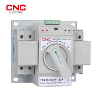 CNC Automanual Switching Circuit Breakers YCQ1B-63 2P3P4P 63A Dual Power สวิตช์โอนอัตโนมัติ AC230V 5060Hz MCB