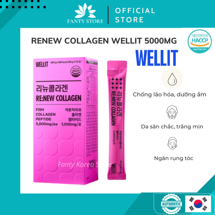 Cách sử dụng và liều lượng sử dụng của Renew Collagen Wellit?
