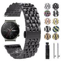 （Bar watchband）สายนาฬิกาข้อมือสแตนเลสสายเหล็กสำหรับนาฬิกา HUAWEI 3 GT 2 Pro,สายรัดข้อมือโลหะ GT2สำหรับ HONOR Magic ES GS 20มม. 22มม.