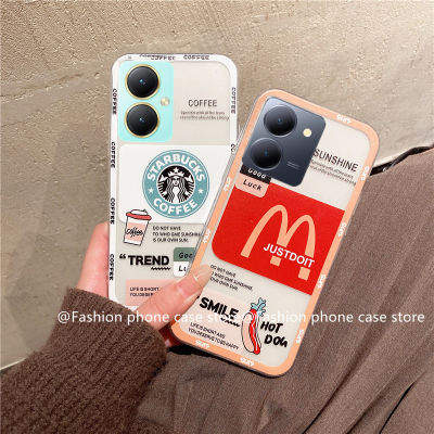 Phone Case เคส VIVO Y27 Y78 5G 4G 2023 กรอบซิลิโคนนิ่มใส