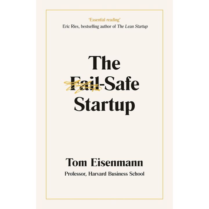 This item will be your best friend. &gt;&gt;&gt; The Fail-Safe Startup: Your Roadmap for Entrepreneurial Success [Paperback] หนังสือภาษาอังกฤษ ใหม่ พร้อมส่ง