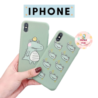 Momo case - เคสซิลิโคน เคสiPhone 11/11Pro 11pro Max X XR XS XS MAX 6 7 8 plus iphone #402