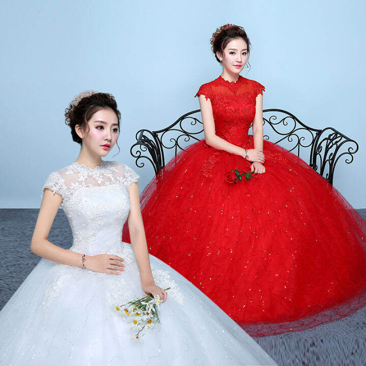 Top 10 Mẫu Váy Cưới Màu Đỏ Đẹp Xỉu Dành Cho Các Cô Dâu