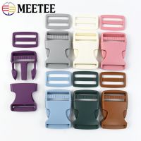 5set 38mm tas plastik rilis gesper tri-glide cincin dapat disesuaikan gesper sabuk tali ransel anyaman kait tas DIY