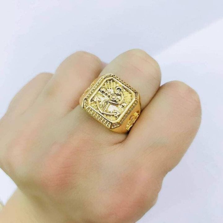 18k Gold Mens Ring | Lazada PH