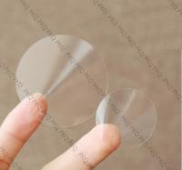 1000pcs Free shipping transparent labels  circle PVC Sealing sticker  clear blank sealing round stickers Vinyl waterproof label Stickers Labels