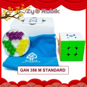 Rubik 3x3 GAN 356M Phiên bản STANDARD- Siêu phẩm mới hất từ hãng Gan - ZyO Rubik