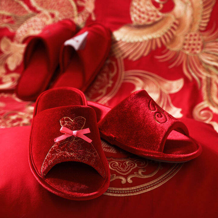 Wedding discount slipper shoes