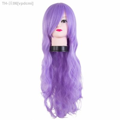 Purple Wig Fei-Show Synthetic Heat Resistant Fiber Lilac Color Carnival Peruca Cos-play Long Curly Hair Female Salon Hairpiece [ Hot sell ] vpdcmi