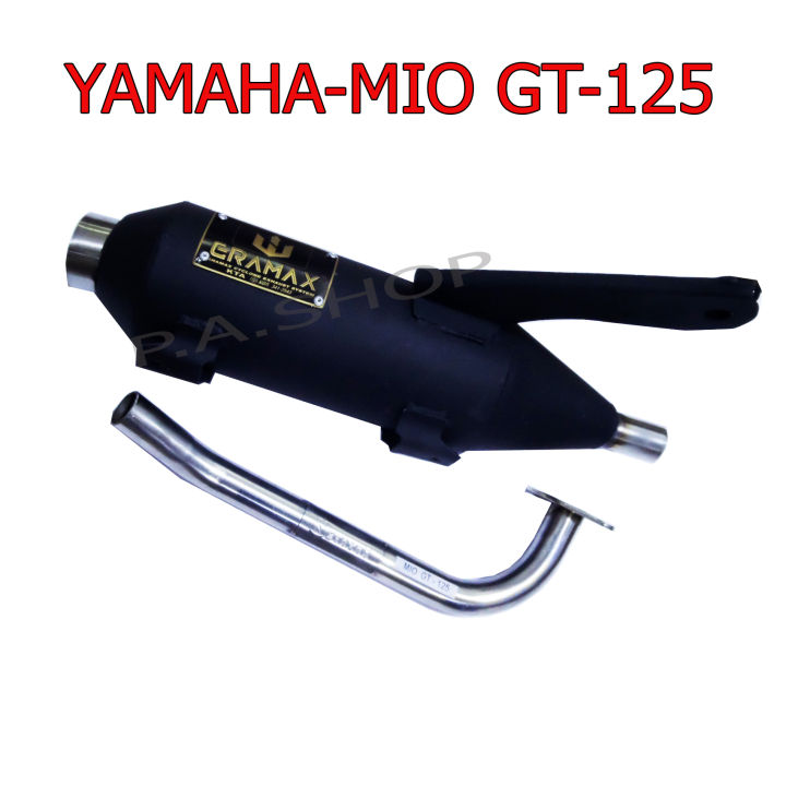 ERAMAX ท่อไอเสีย ท่อผ่าหมก (มี ม.อ.ก) คอสแตนเลสแท้เกรดA 26 MM สำหรับ มอเตอร์ไซด์ YAMAHA-MIO GT125