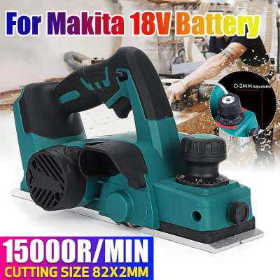 กบไสไม้ไฟฟ้าไร้สายแบบใช้มือถือสำหรับMakita 18Vแบตเตอรี่งานตัดไม้Powerเครื่องมือประแจ18V 15000Rpmชาร์จ