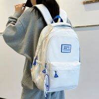 ❧✢ Semir schoolbag female junior high school students simple all-match backpack male milk white Japanese large-capacity travel back