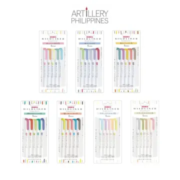 Zebra Highlighter Mildliner 5 Bright Color Set WKT7-N-5C