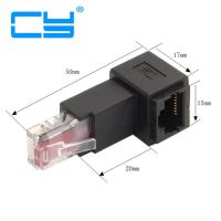 【100%-New】 Huilopker MALL หลายมุม RJ45ขึ้นลงขวาซ้ายมุม8P8C FTP STP UTP Cat 5e ชายกับหญิง Lan เครือข่ายอีเธอร์เน็ตขยาย