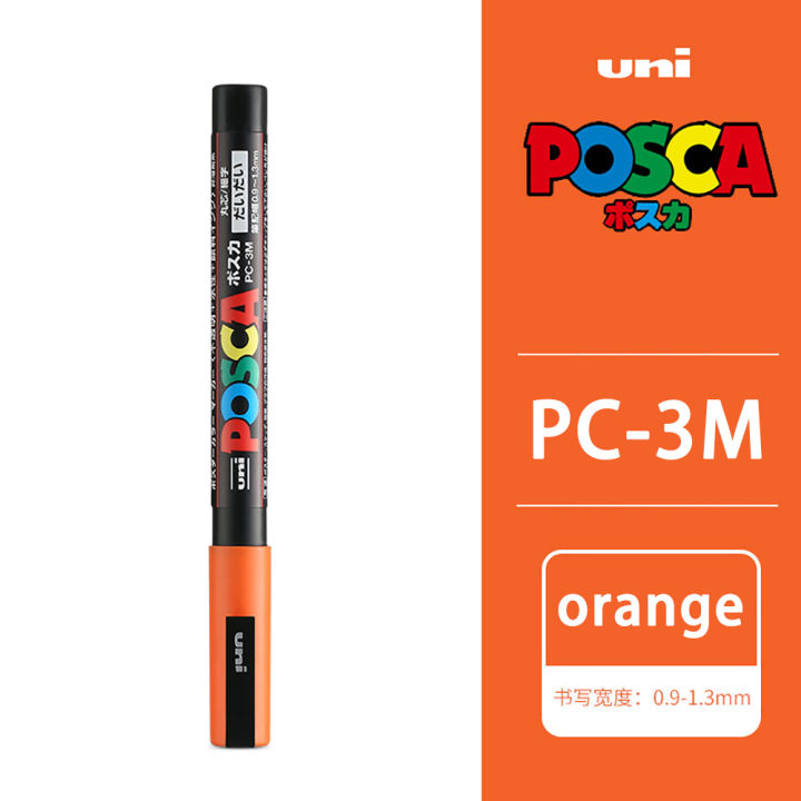1pcs-uni-posca-marker-ปากกา-pc-3m-pop-โปสเตอร์-graffiti-marker-กันน้ำอุปกรณ์สำนักงานนักเรียนภาพวาดศิลปะเครื่องเขียน-31-สี-zptcm3861
