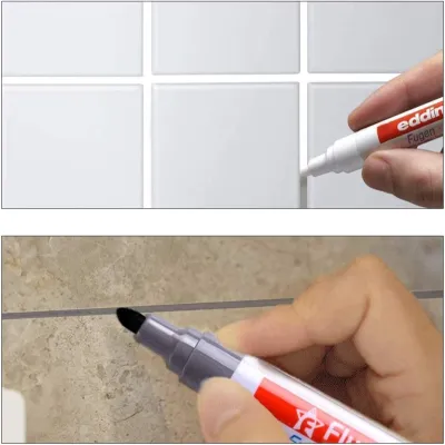 Household Tile Grout Pen Mouldproof Water Resistant Kitchen Instant Ceramic Seam Tile Floor Repair Professional Beauty Marker