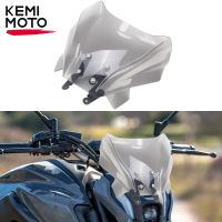 Windscreen Windshield Viser Baffle Front Wind Deflectors for Yamaha MT07 MT-07 MT 07 2021 Smoky Gray ABS Motorcycle Accessories