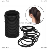 pime MALL 40 pcsblack Elastic ROPE แหวนเส้นผมผู้หญิงวงผมผูกหางม้า