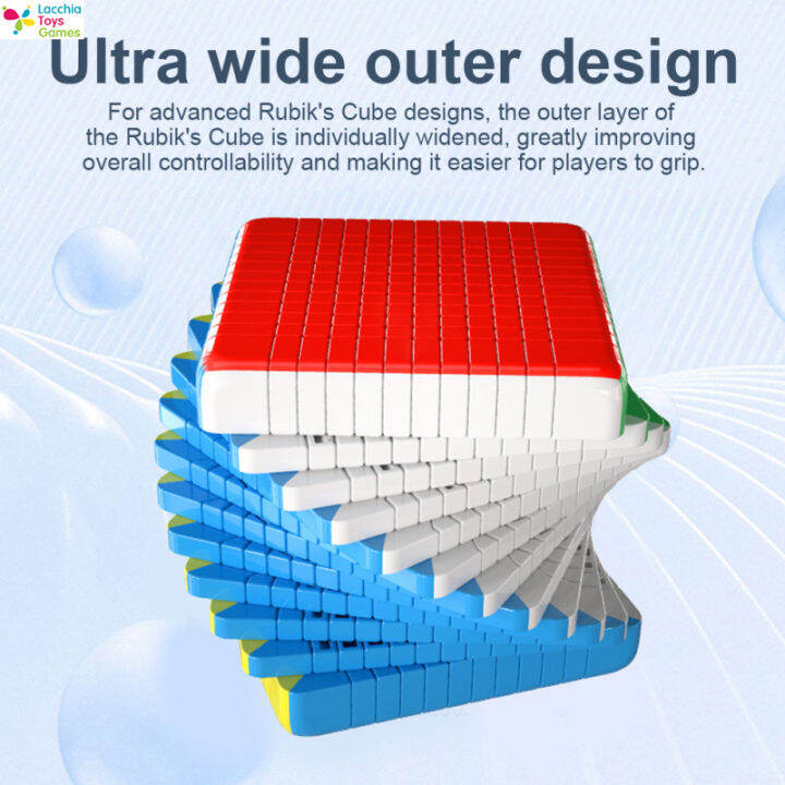 yuxin-huanglong-12x1-2ลูกบาศก์มายากล12ชั้น90มม-เกมส์ประลองความเร็วของเล่นเพื่อการศึกษาของขวัญ