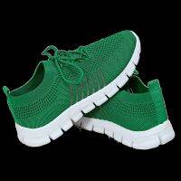 ☢☄۩  Mesh Breathable Soft Sole Sneakers Non-Slip Flats Shoes Woman 2023 Up Size 43