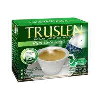 NEW !!! จัดโปรโมชั่น สินค้าใหม่ ส่งฟรี Truslen Plus Green Coffee Bean (16g. x 10 ซอง) ทรูสเลน พลัส กรีน คอฟฟี่ บีน กาแฟปรุงสำเร็จชนิดผง Cash on delivery [ FREE Delivery ]