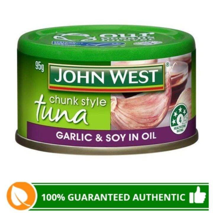 John West Tuna in Oil Garlic Soy 95g Lazada PH