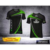 Adiago Motorcycle Jersey "kawasaki Ninja Z1000 Z650" 2021 T-shirt Ekza comfortable