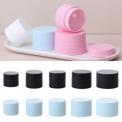 【CW】 1PC New 5/15/20/30/50g Refillable Bottle Face Jar Colorful Plastic Tight Sample
