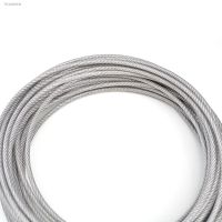 ☒ 1Meter 4mm 5mm 6mm 8mm Stainless Steel Wire Rope Cable PVC Plastic Coated 7 x 7/ 7 x 19