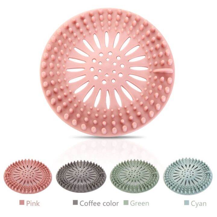 silicone-sink-filter-hair-stopper-catcher-kitchen-sink-filter-bathroom-accessories